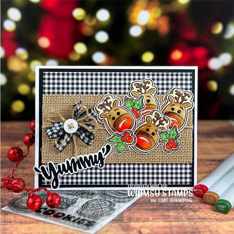 **NEW Yummy Word Die Set - Whimsy Stamps