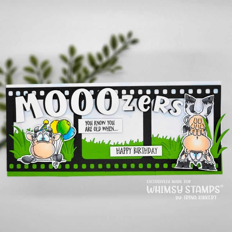 *NEW Wowzers Word and Shadow Die Set - Whimsy Stamps