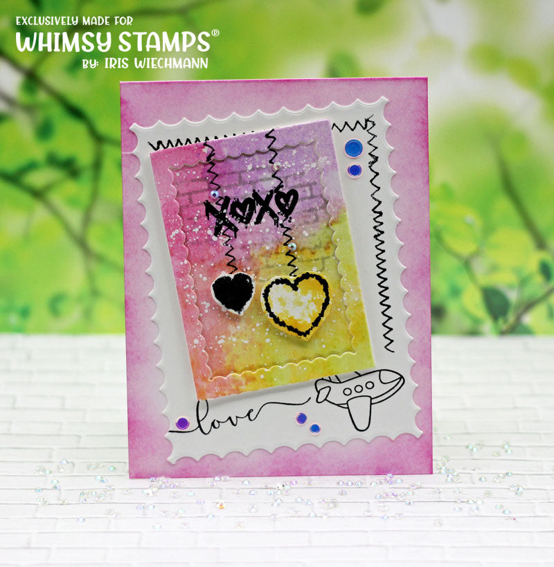 **NEW Mixed Media Bits Clear Stamps - Whimsy Stamps