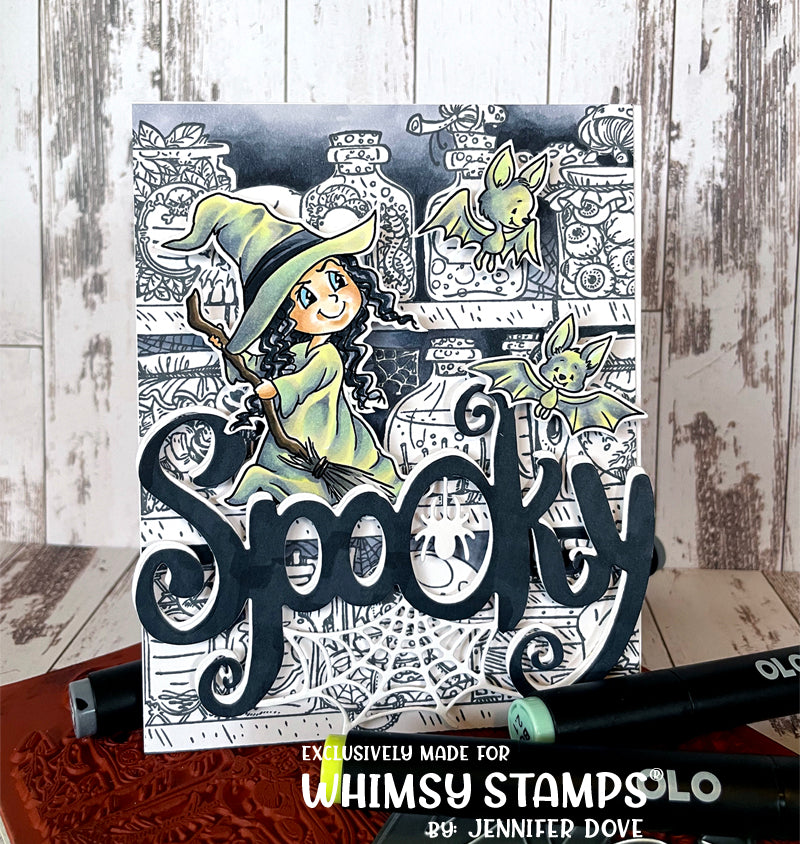 **NEW Halloween Night Clear Stamps - Whimsy Stamps