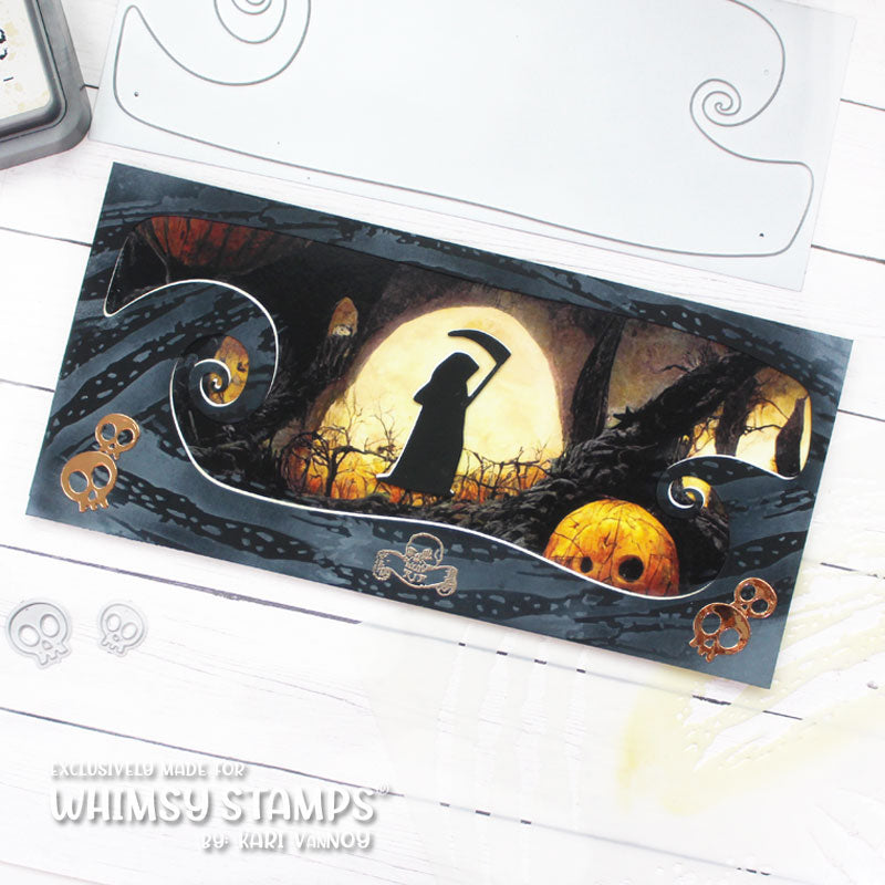 **NEW Slimline Paper Pack - Nightmares - Whimsy Stamps