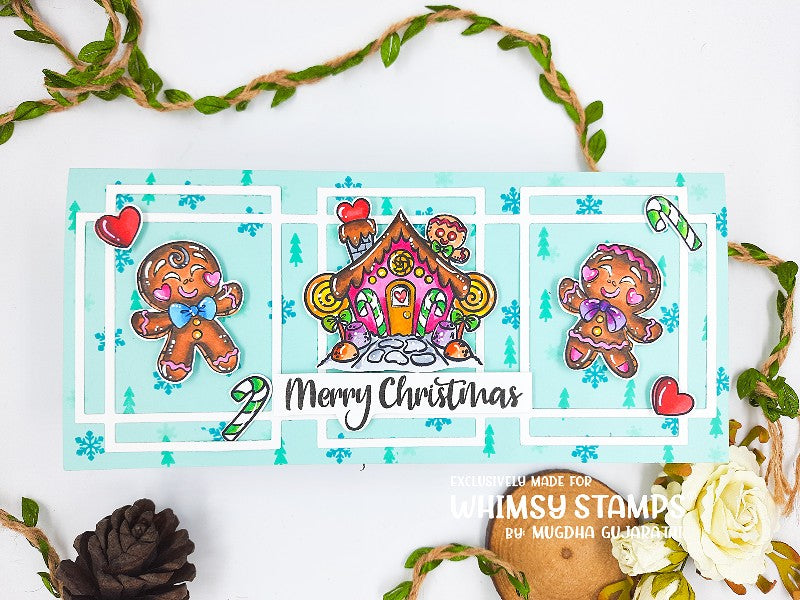 Sweet Gingerbread Couple Clear Stamps