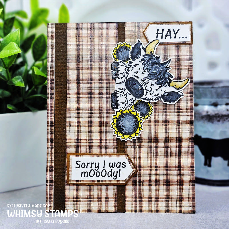 **NEW Cow Crazy Clear Stamps