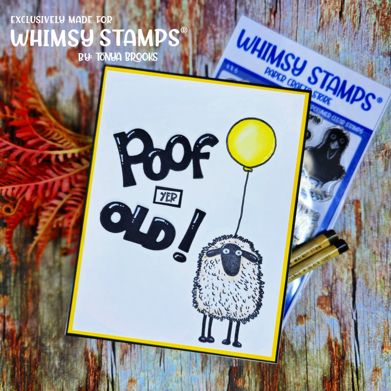 **NEW So Weird Clear Stamps - Whimsy Stamps