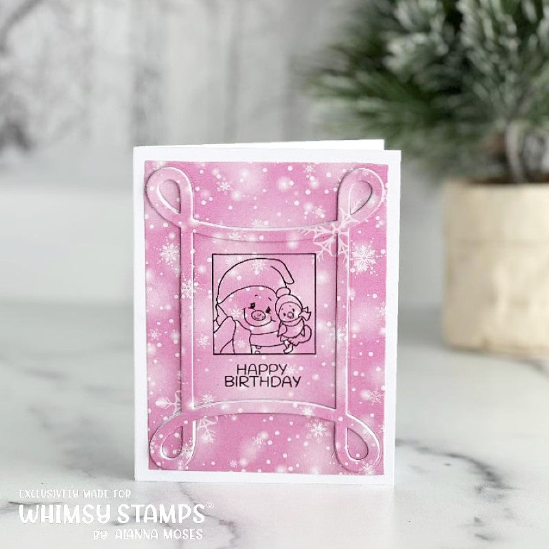 **NEW Birthday Cool Clear Stamps - Whimsy Stamps