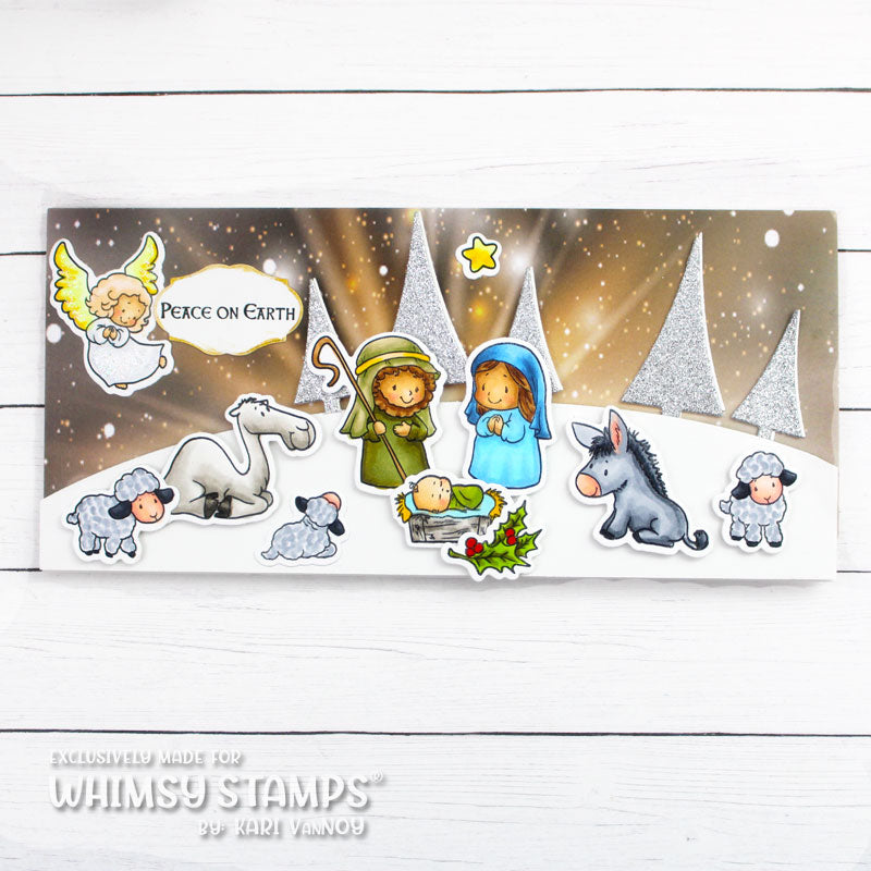 **NEW Nativity Clear Stamps - Whimsy Stamps