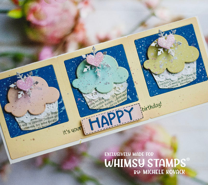 **NEW Fun with Words 1 Die Set - Whimsy Stamps