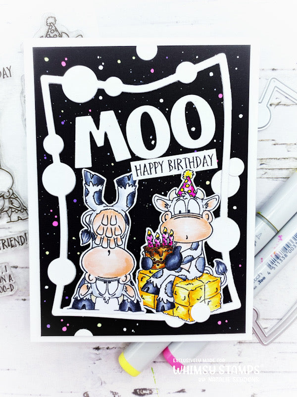 **NEW Party Mood Clear Stamps - Whimsy Stamps