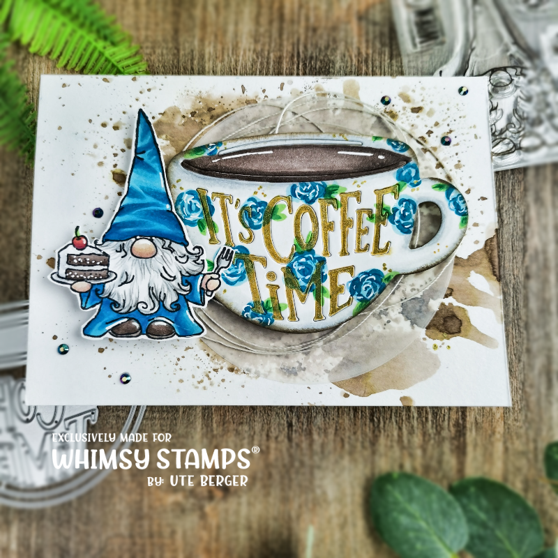 **NEW Coffee Time Die Set - Whimsy Stamps