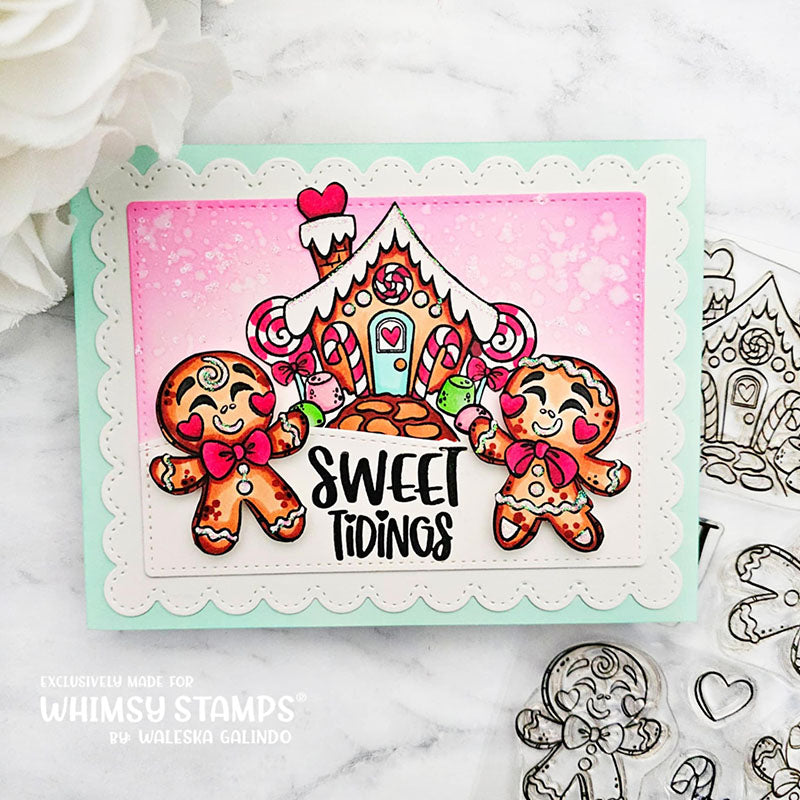 Sweet Gingerbread Couple Clear Stamps