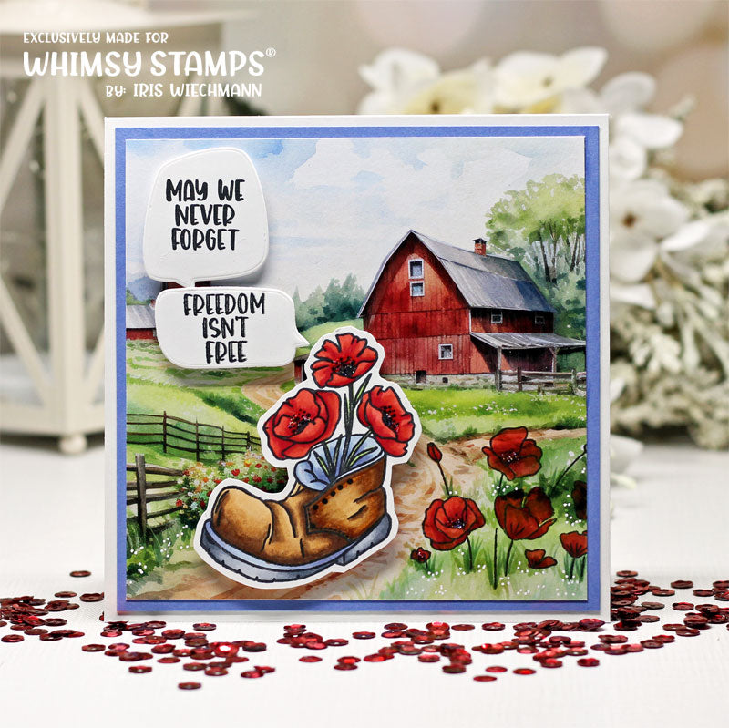 **NEW 6x6 Paper Pack - Country Farm - Whimsy Stamps