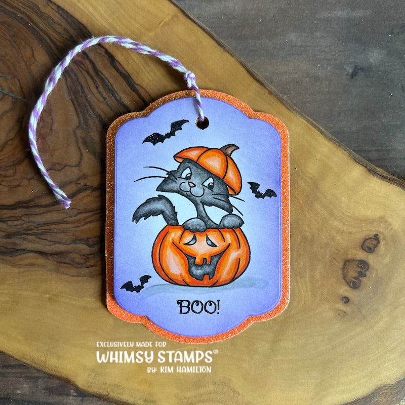 **NEW Cat-O-Lanterns Clear Stamps - Whimsy Stamps