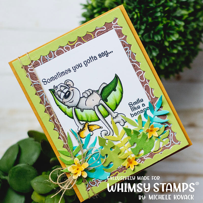 **NEW Banana Bunch Clear Stamps - Whimsy Stamps