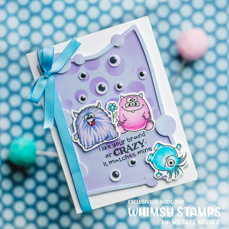 **NEW Monster Cuties Clear Stamps - Whimsy Stamps