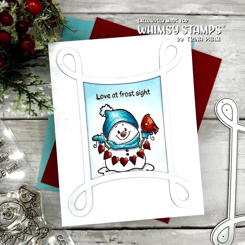 **NEW Birthday Cool Clear Stamps - Whimsy Stamps