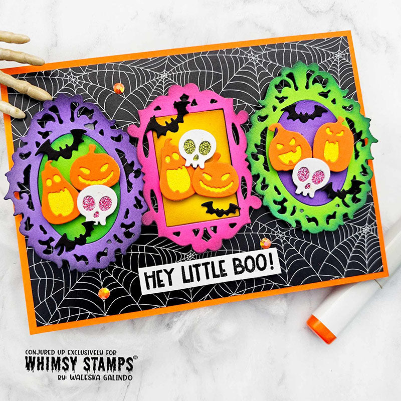 **NEW Pumpkin and Mini Jacks Die Set - Whimsy Stamps