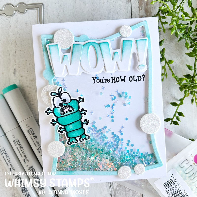 **NEW Wowzers Word and Shadow Die Set - Whimsy Stamps