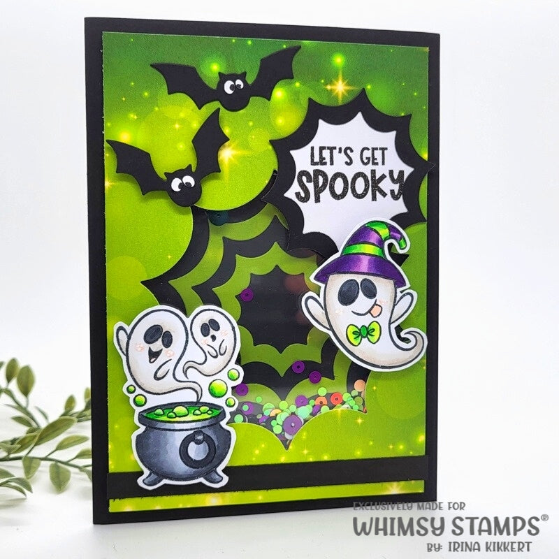 **NEW Boo Ghosts Clear Stamps - Whimsy Stamps