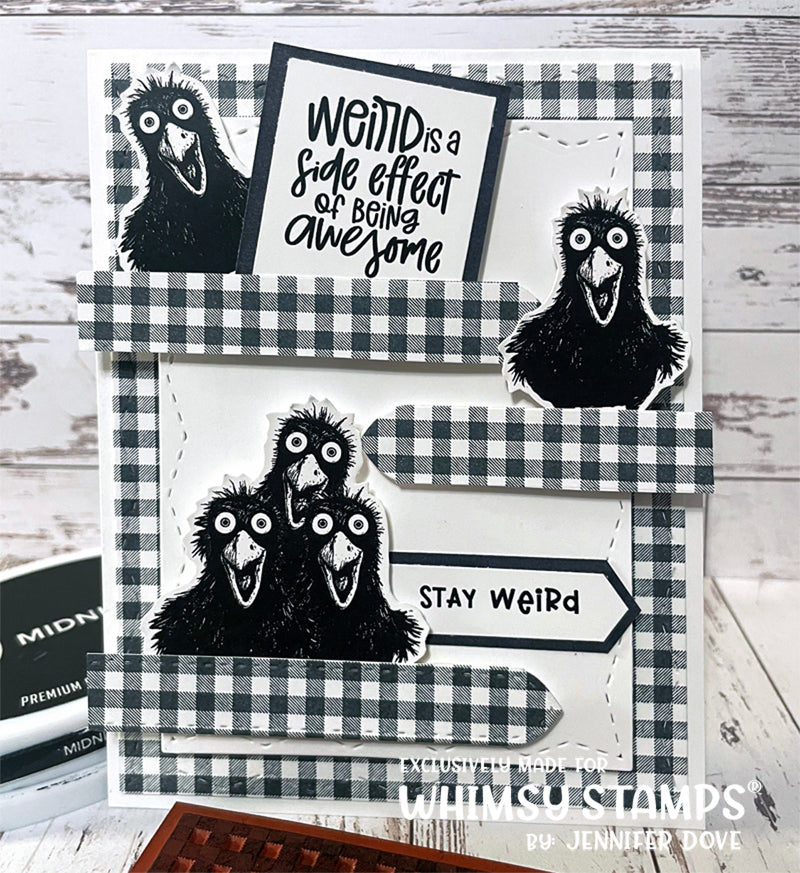 **NEW So Weird Clear Stamps - Whimsy Stamps