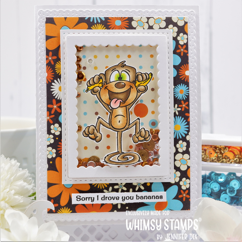 **NEW Banana Bunch Clear Stamps - Whimsy Stamps