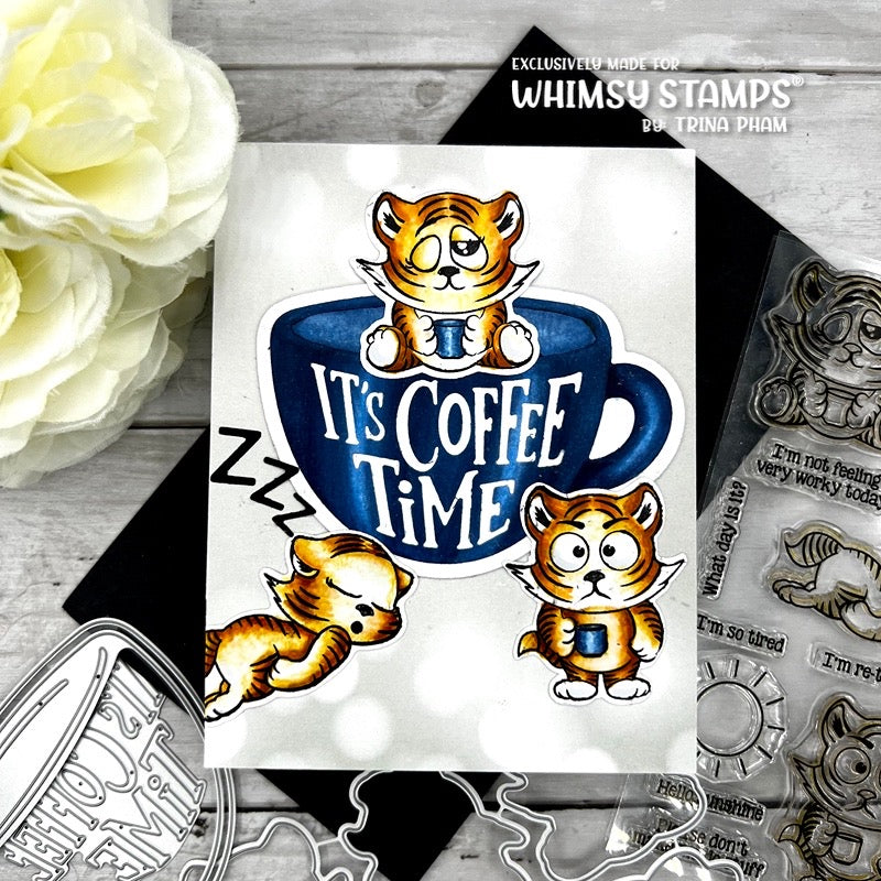 **NEW Coffee Time Die Set - Whimsy Stamps