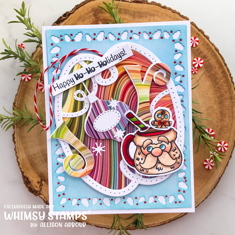 **NEW Christmas Cocoa Mugs Clear Stamps