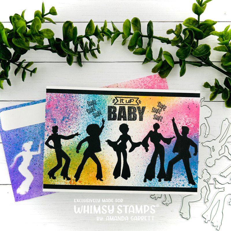 **NEW Retro Dancers Die Set - Whimsy Stamps