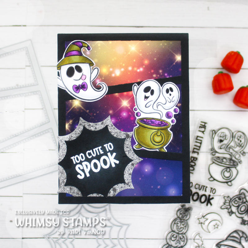 **NEW Boo Ghosts Clear Stamps - Whimsy Stamps