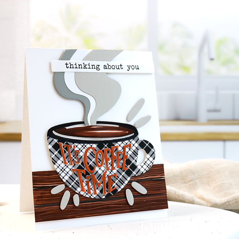 **NEW Coffee Time Die Set - Whimsy Stamps