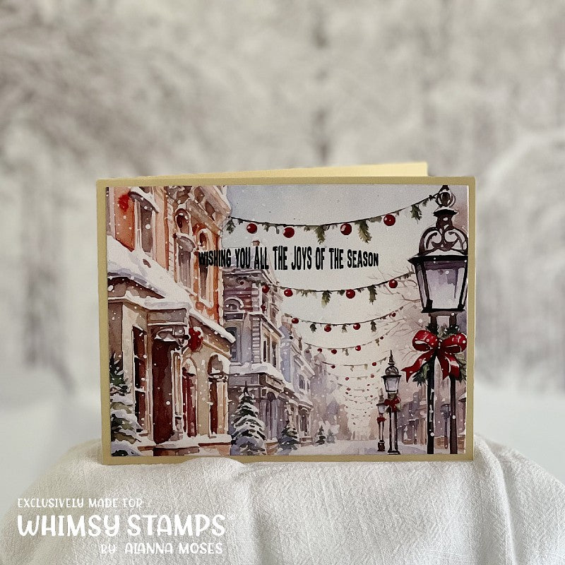 **NEW 6x6 Paper Pack - Dickens - Whimsy Stamps