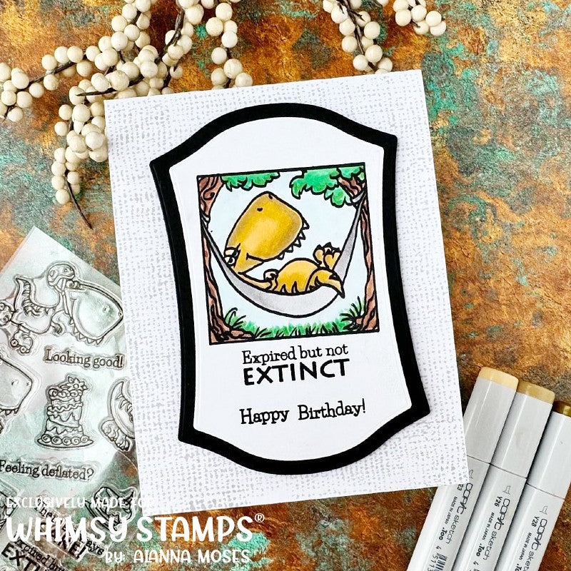 **NEW Dino Mighties Clear Stamps - Whimsy Stamps