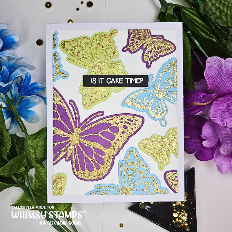 Butterflies Clear Stamps - Whimsy Stamps