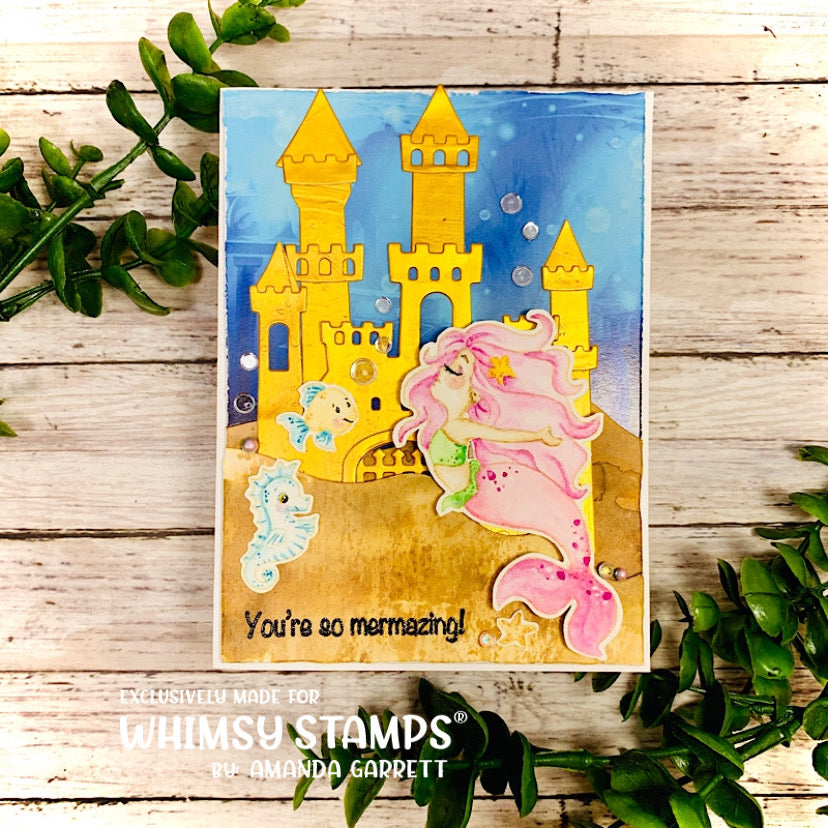 Mermaid Moments Clear Stamps - Whimsy Stamps