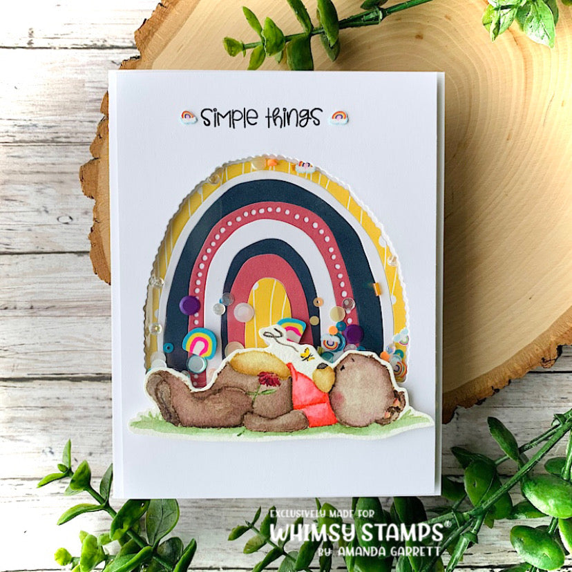 Boho Rainbows Die Set - Whimsy Stamps