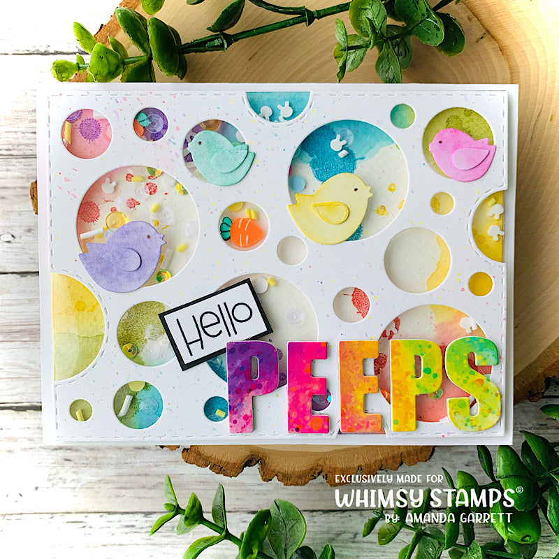 Bold ABC Die Set - Whimsy Stamps