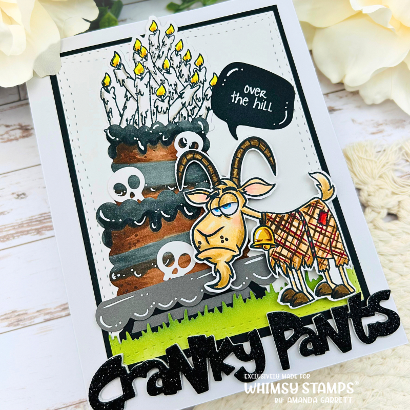 Cranky Pants Word Die - Whimsy Stamps