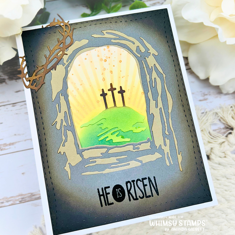 Sun Rays Stencil - Whimsy Stamps