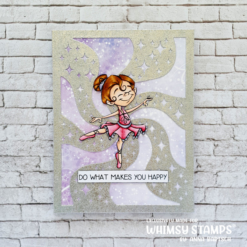 Ballerina Girl - Digital Stamp