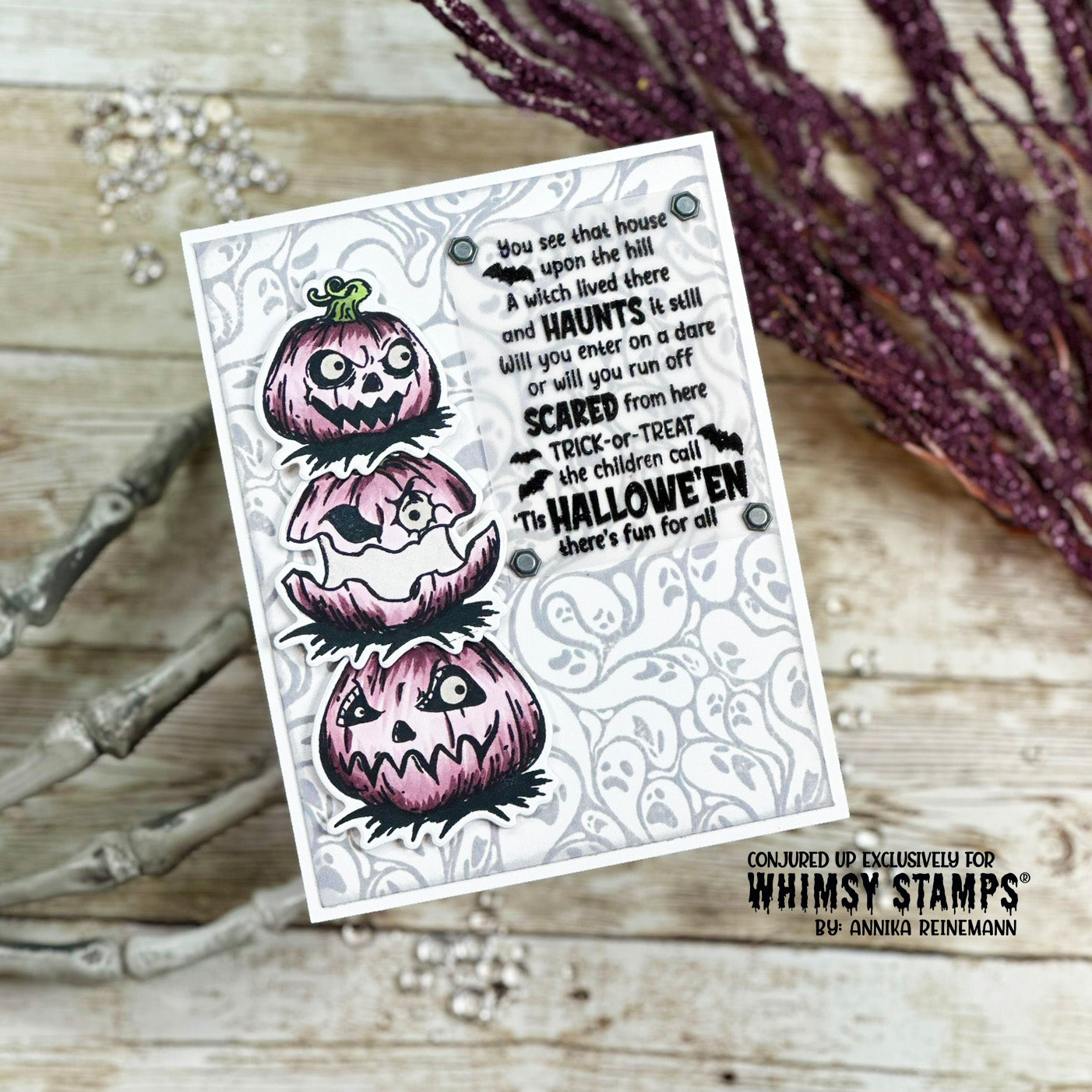 Ghostly Greetings Clear Stamps