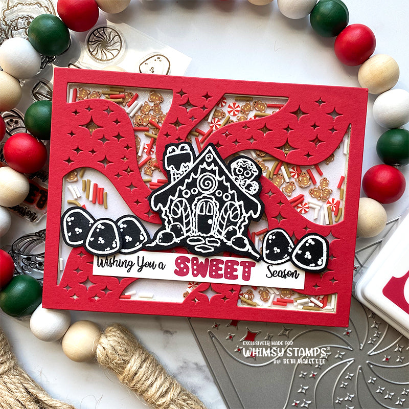 Candy Cane Lane Clear Stamps - Whimsy Stamps