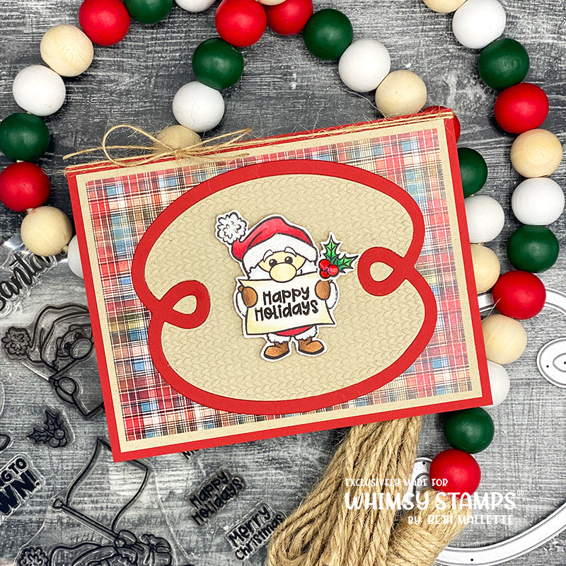 Santa Comes to Town Clear Stamps