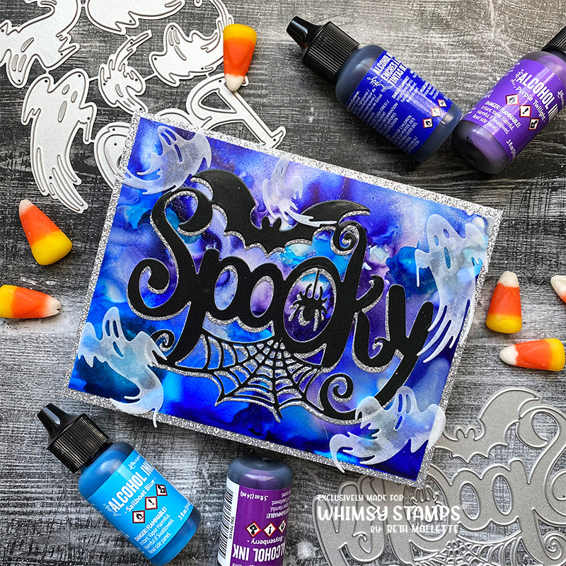 Spooky Large Word Die - Whimsy Stamps