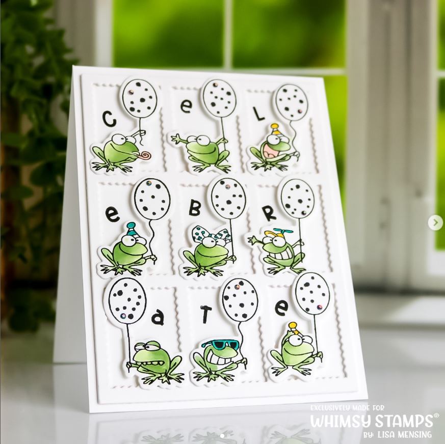 Postage Window A2 Die - Whimsy Stamps