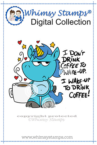 Caramel Coffee - Digital Stamp - Whimsy Stamps