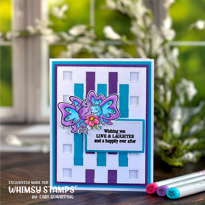 **NEW Butterfly Wishes Clear Stamps - Whimsy Stamps