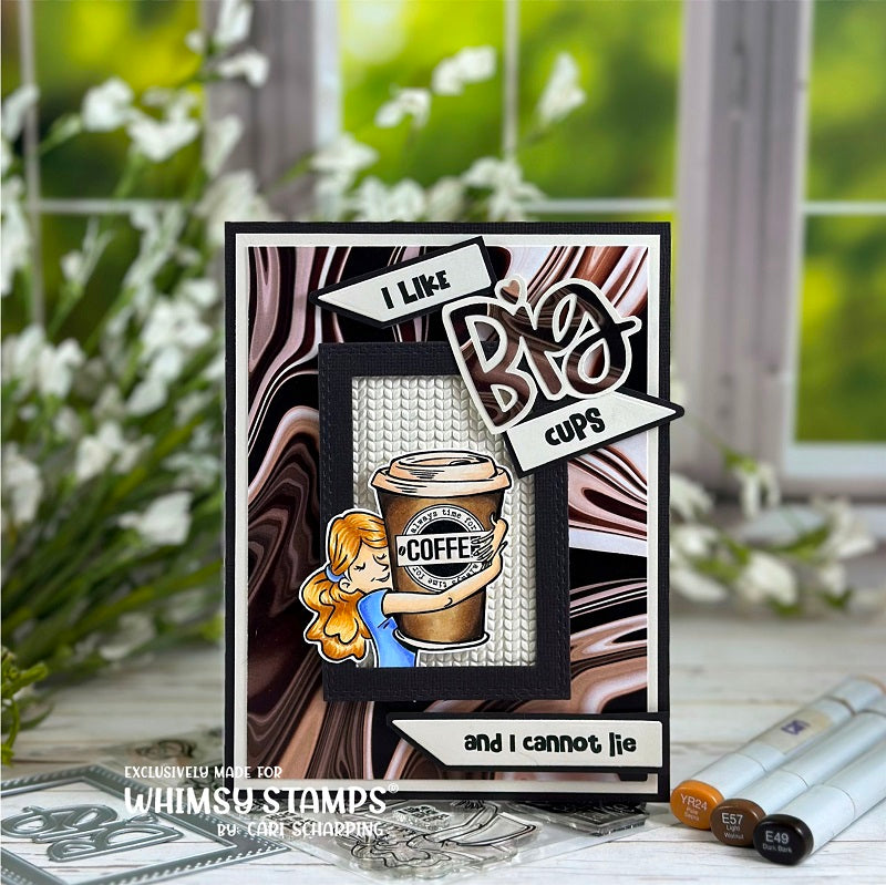 **NEW Coffee Understands Clear Stamps - Whimsy Stamps