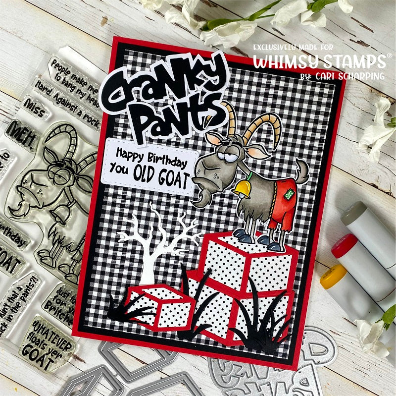 **NEW Cranky Pants Clear Stamps - Whimsy Stamps