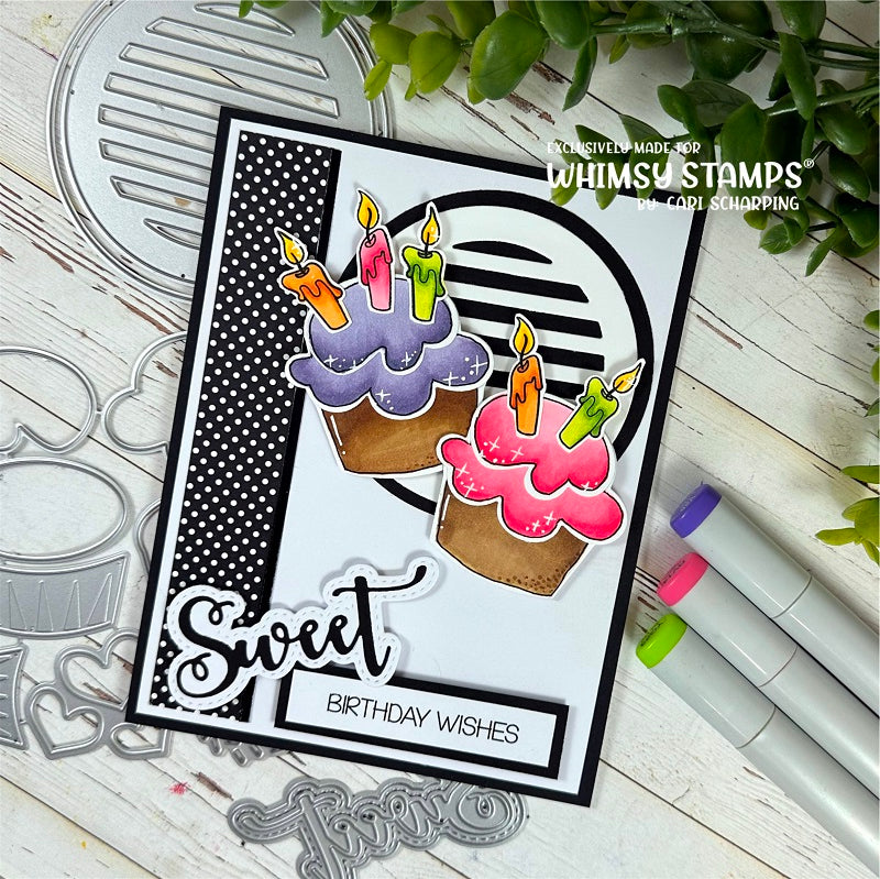 **NEW Cupcake Die Set - Whimsy Stamps