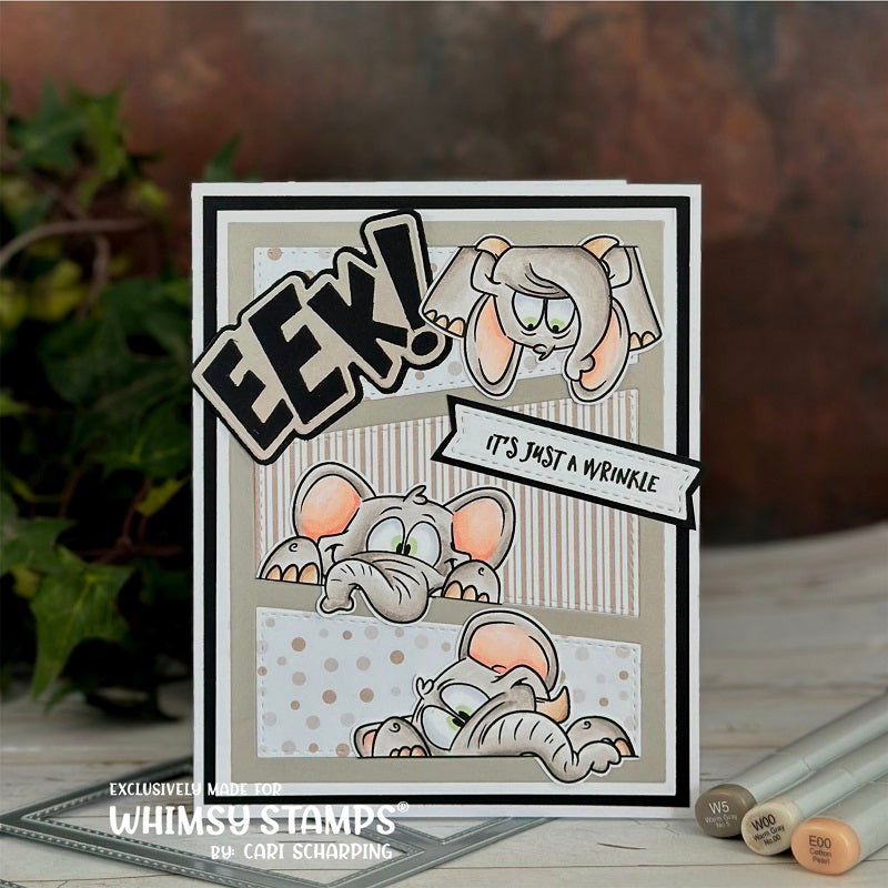 **NEW Elephantastic Clear Stamps - Whimsy Stamps