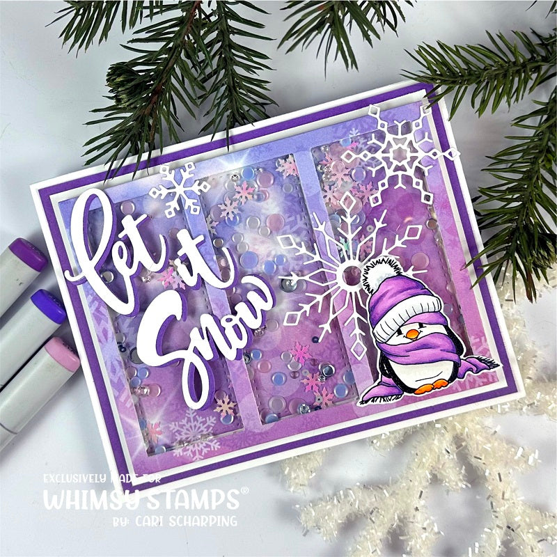 **NEW Penguin Winter Holiday Clear Stamps